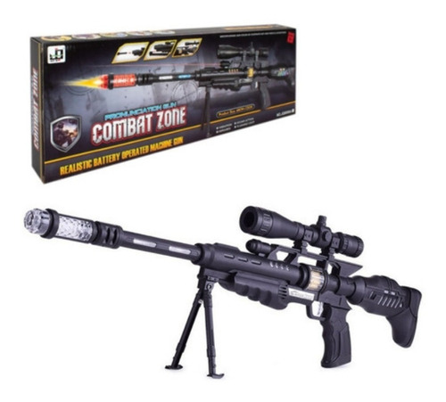 Rifle De Precisão Sniper De Brinquedo Arma Mira A Lazer Nerf